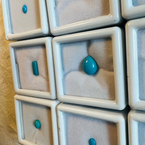 Sleeping Beauty Turquoise loose stones, 9 pcs - Picture 7 of 8